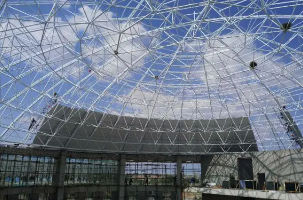 石嘴山风雨操场网架